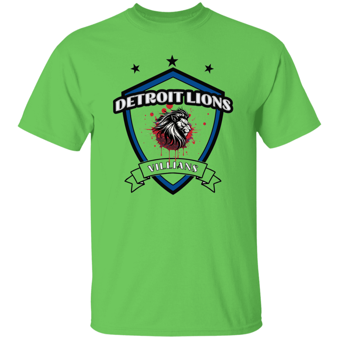 Detroit Lions Villian 5.3 oz. T-Shirt