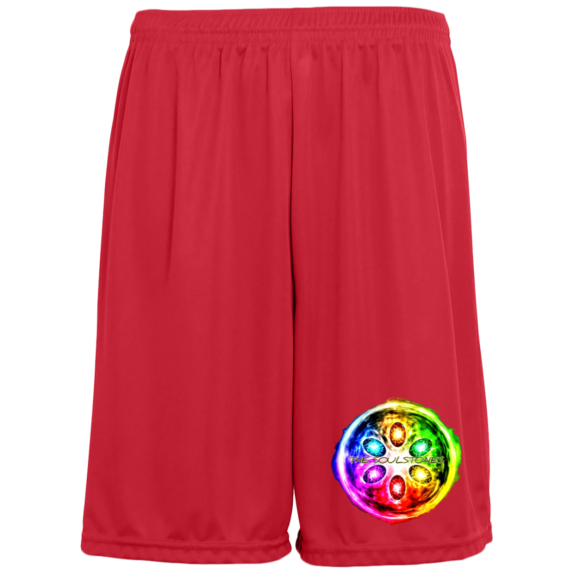 Soulstones Moisture-Wicking Pocketed 9 inch Inseam Training Shorts