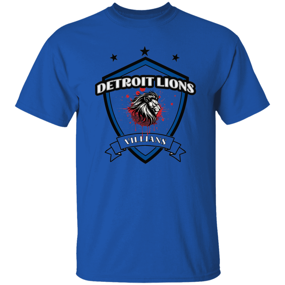 Detroit Lions Villian 5.3 oz. T-Shirt