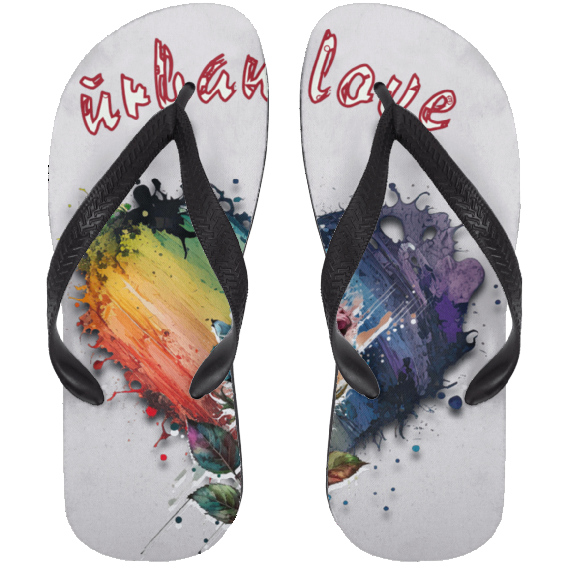 Urban Love Adult Flip Flops