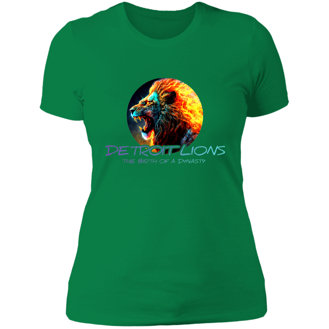 Detroit Lions Birth of a Dynasty Ladies' Boyfriend T-Shirt