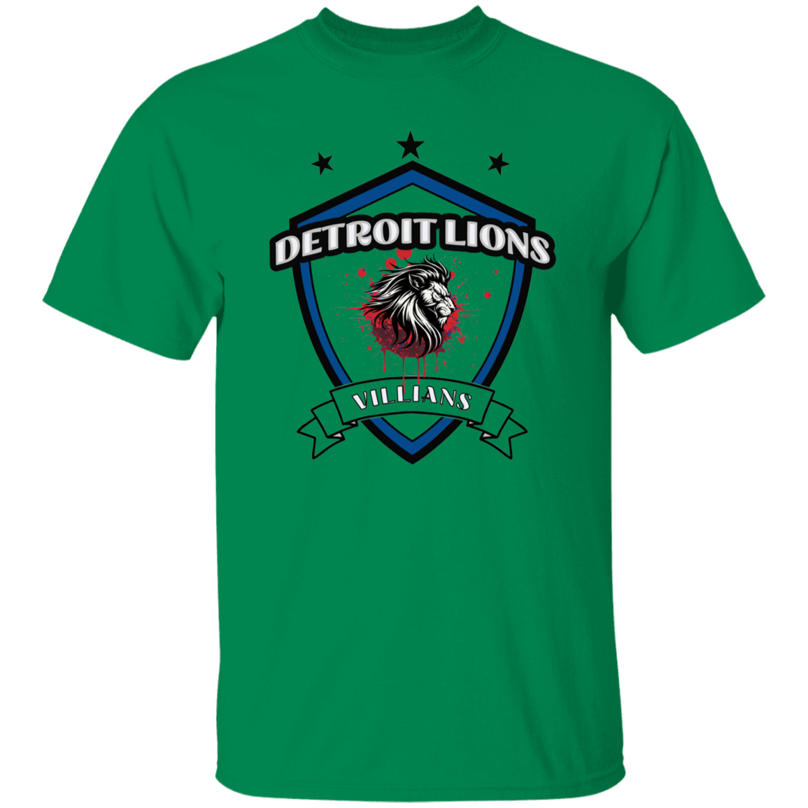Detroit Lions Villian 5.3 oz. T-Shirt