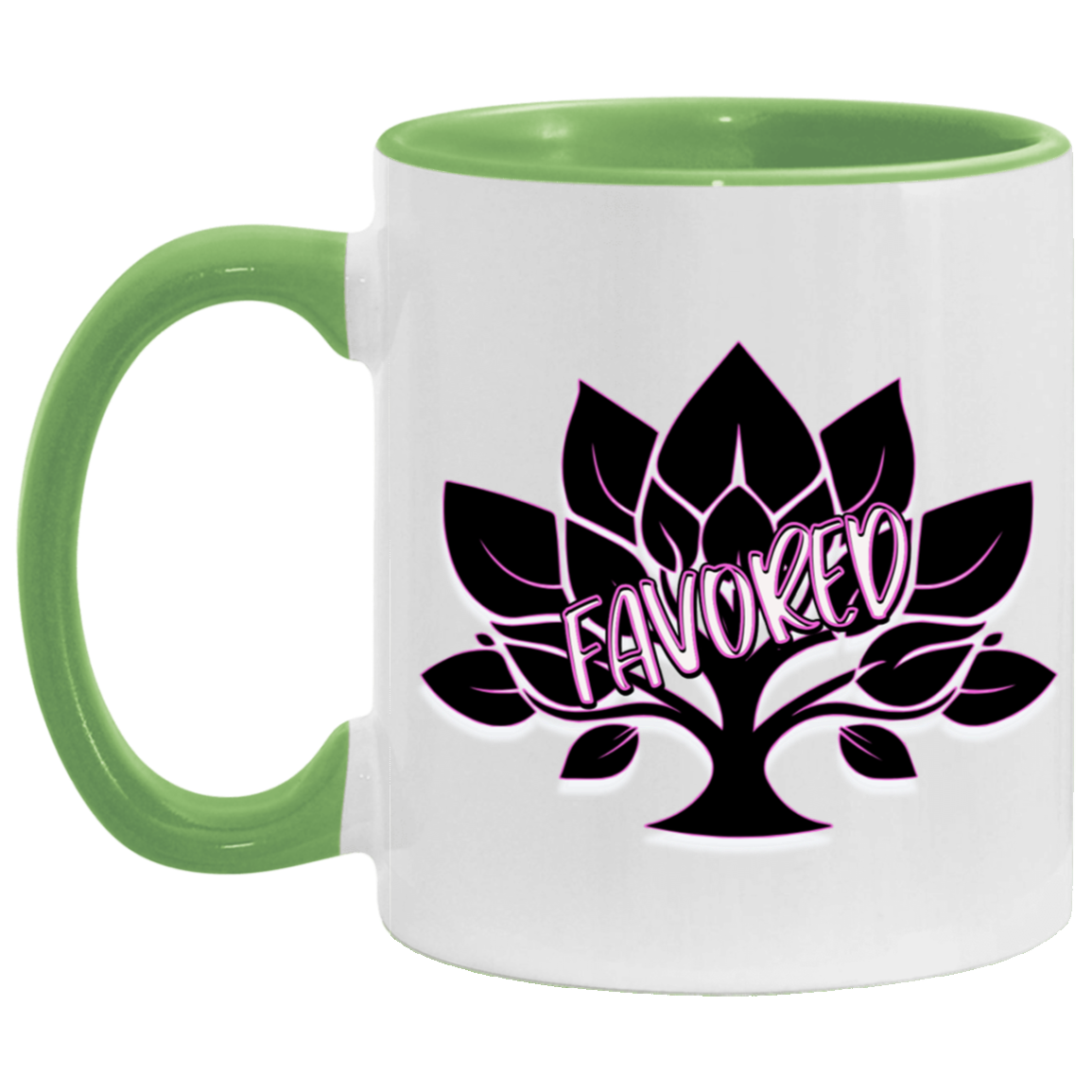 Favored Pink 11oz Accent Mug