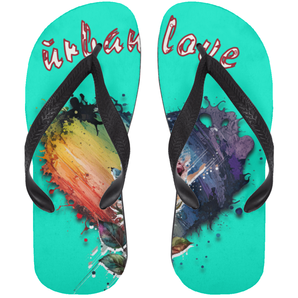 Urban Love Adult Flip Flops