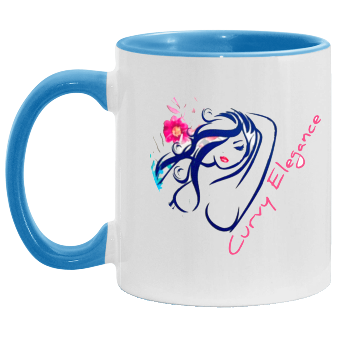Curvy Elegance 11oz Accent Mug