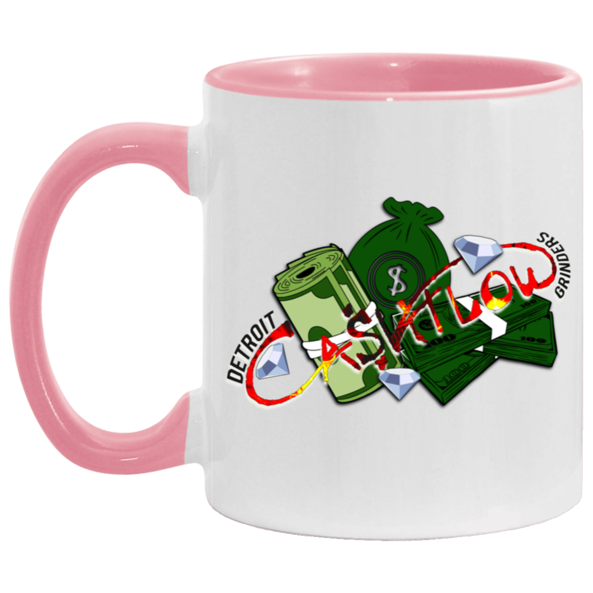 Detroit Cashflow Grinders 11oz Accent Mug