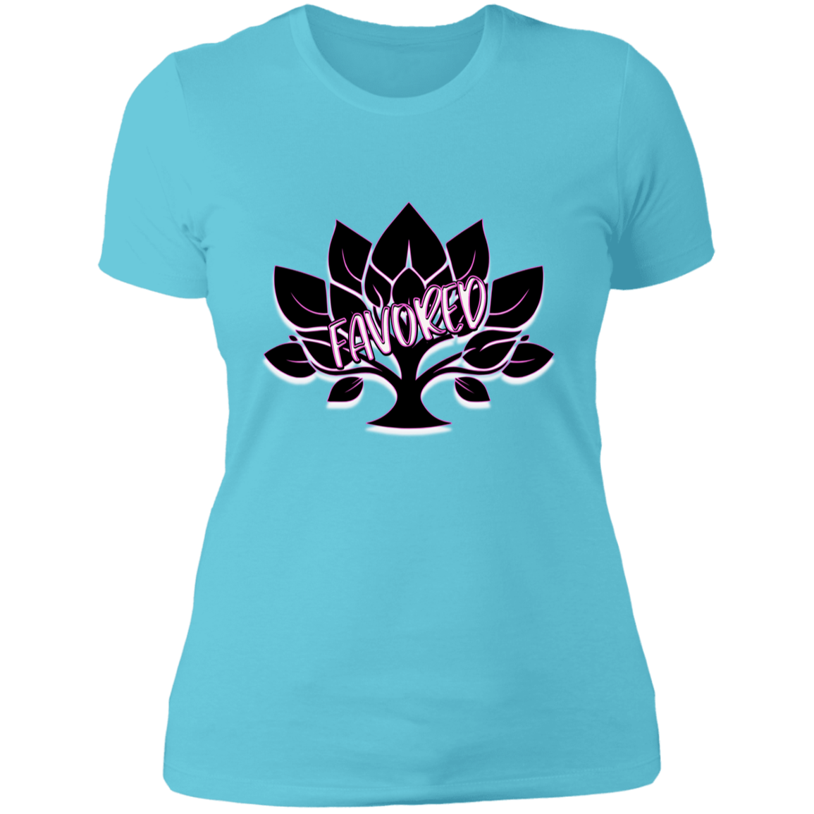 Favored Pink Ladies' Boyfriend T-Shirt