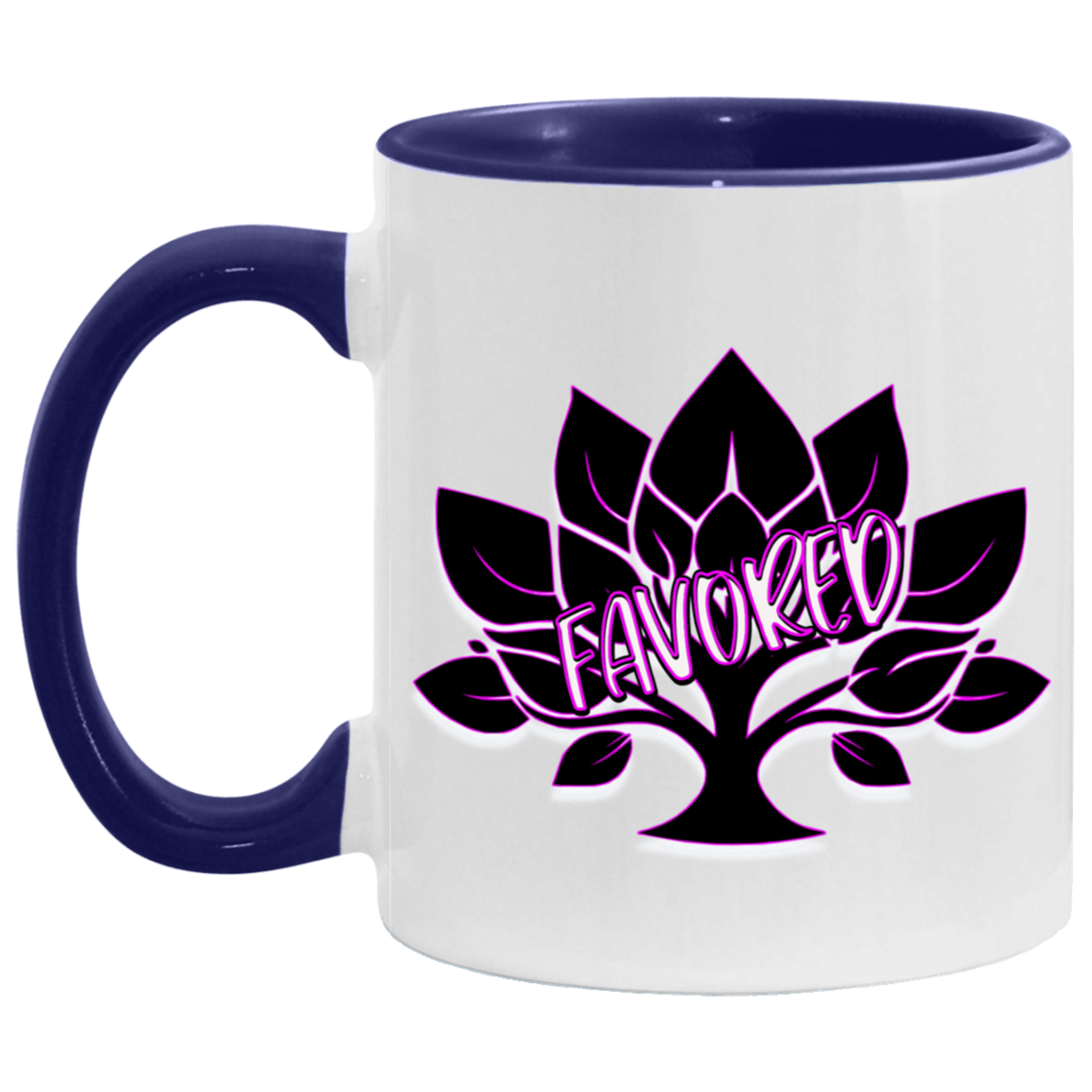 Favored Hot Pink 11oz Accent Mug