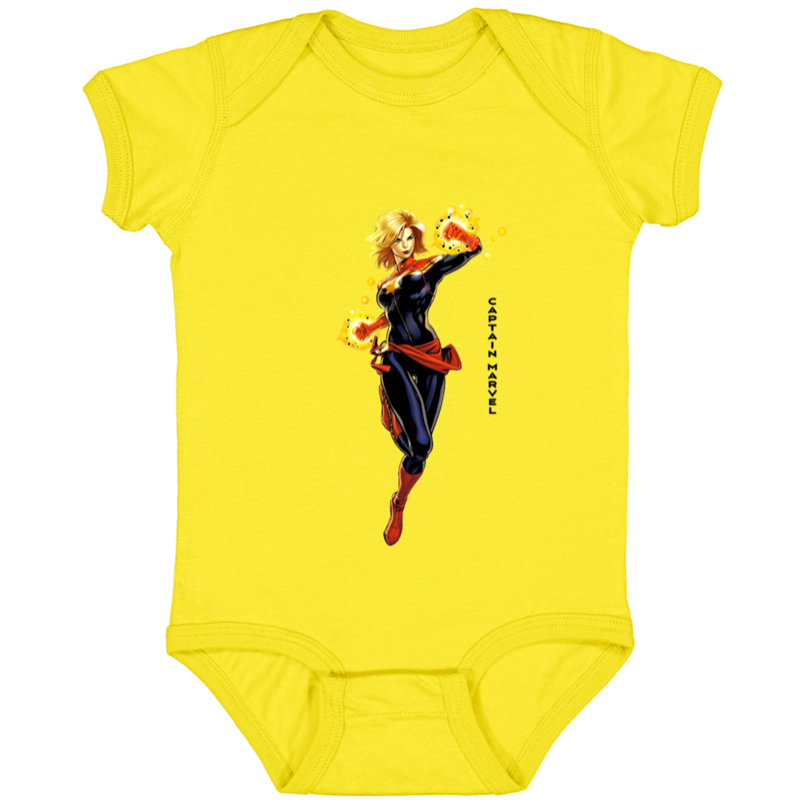 Captain Marvel Infant Fine Jersey Bodysuit