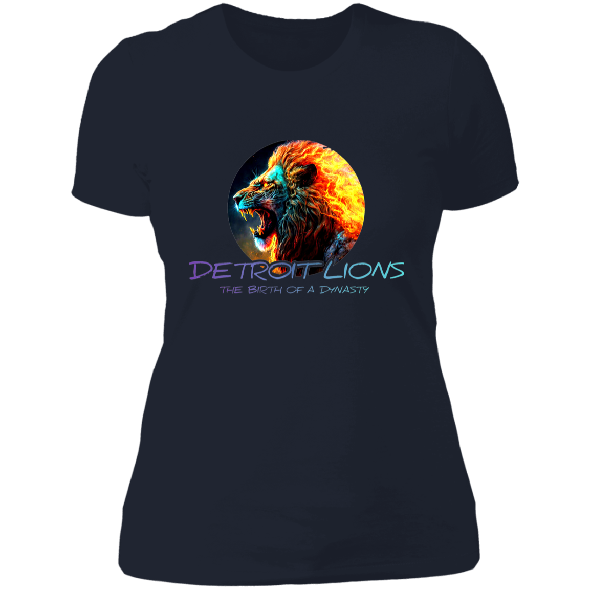 Detroit Lions Birth of a Dynasty Ladies' Boyfriend T-Shirt