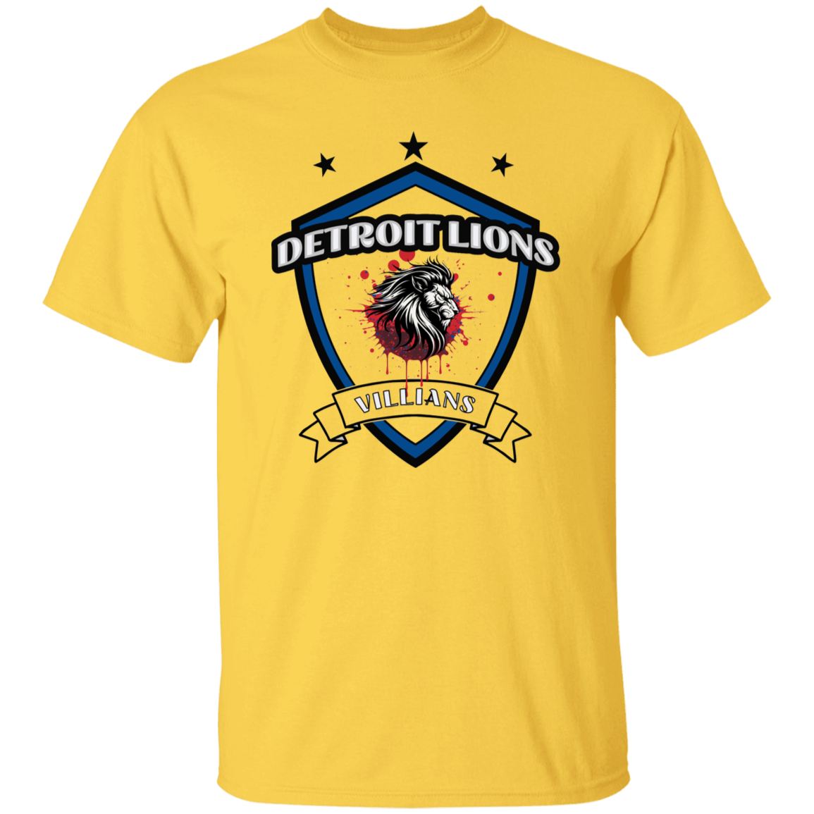 Detroit Lions Villian 5.3 oz. T-Shirt