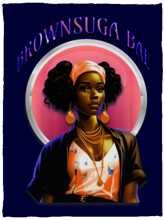 BrownSuga Bae Cozy Plush Fleece Blanket - 30x40