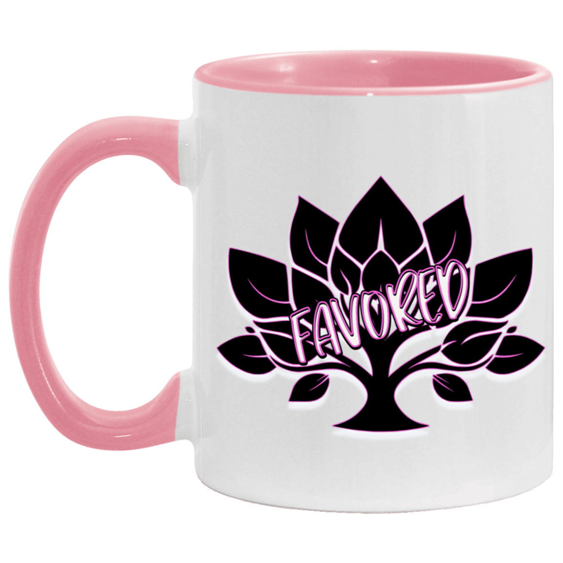 Favored Pink 11oz Accent Mug