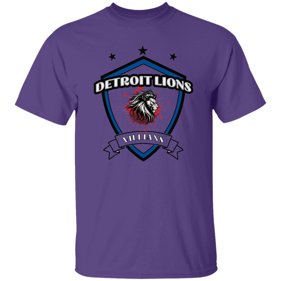 Detroit Lions Villian 5.3 oz. T-Shirt