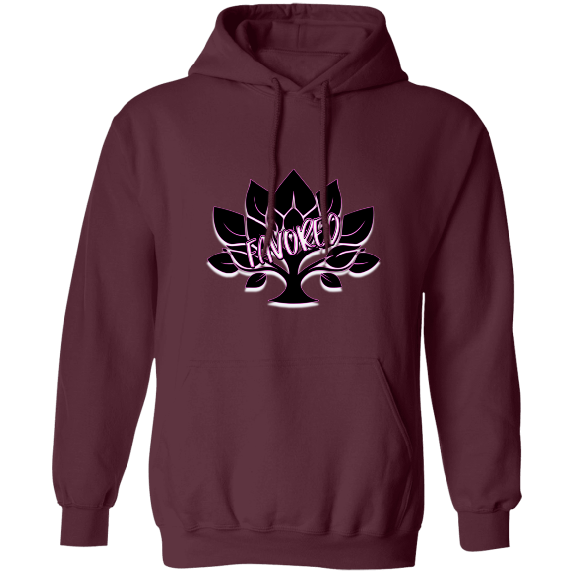 Pink Favored Gildan Unisex Pullover Hoodie