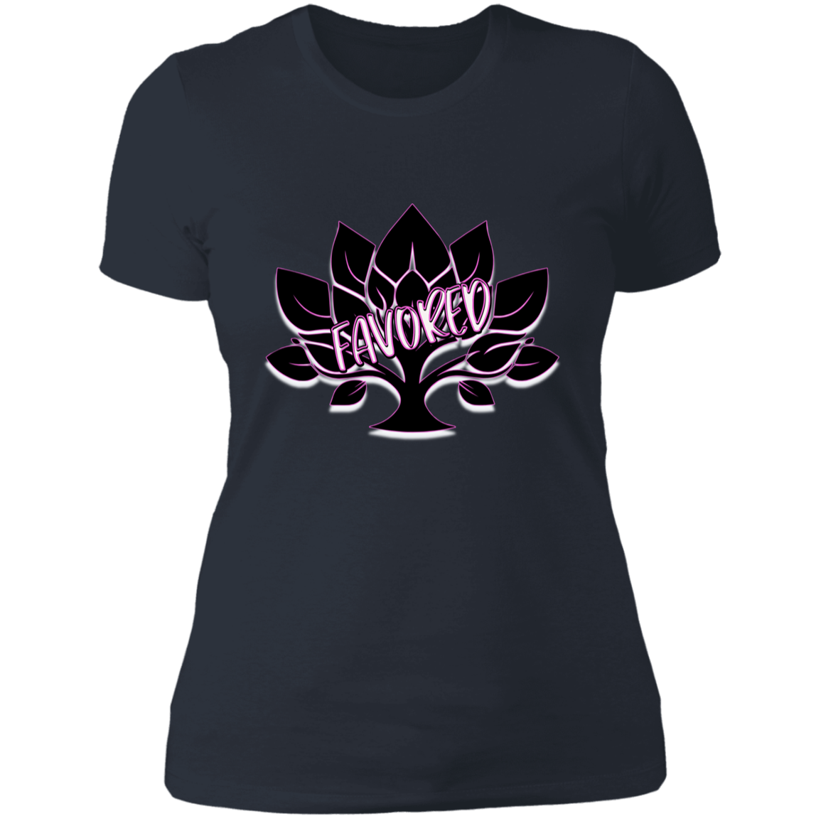 Favored Pink Ladies' Boyfriend T-Shirt