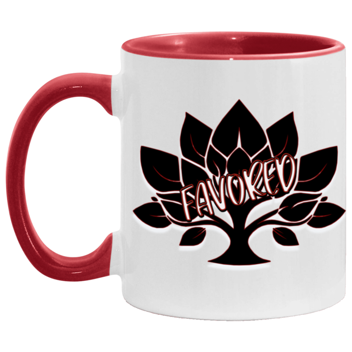 Favored Red 11oz Accent Mug