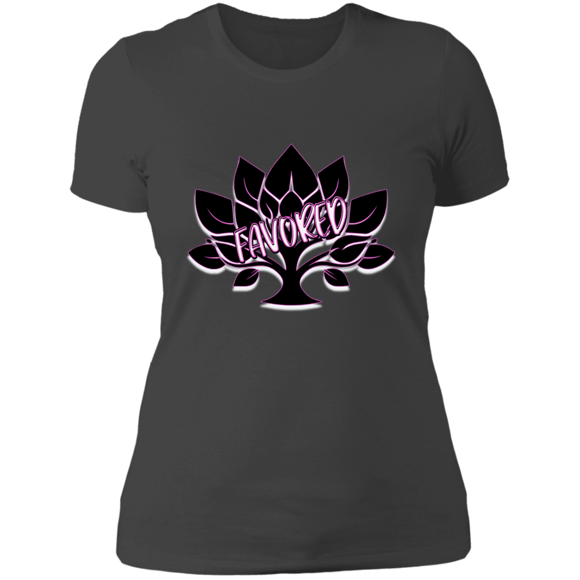 Favored Pink Ladies' Boyfriend T-Shirt