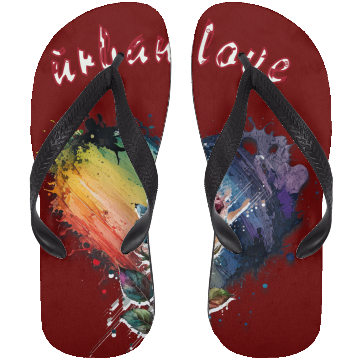 Urban Love Adult Flip Flops