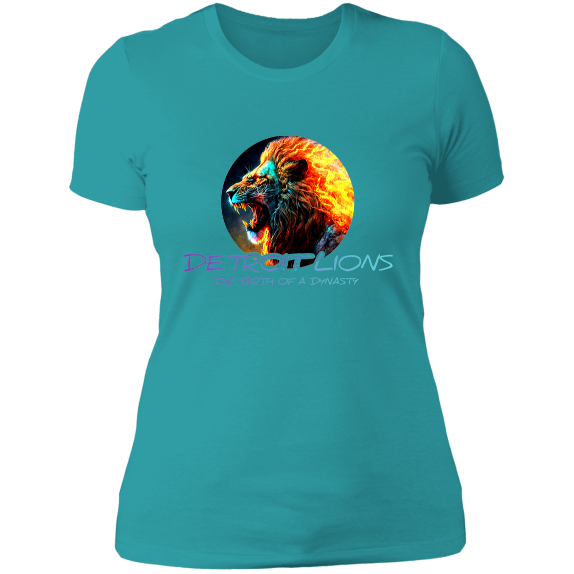 Detroit Lions Birth of a Dynasty Ladies' Boyfriend T-Shirt