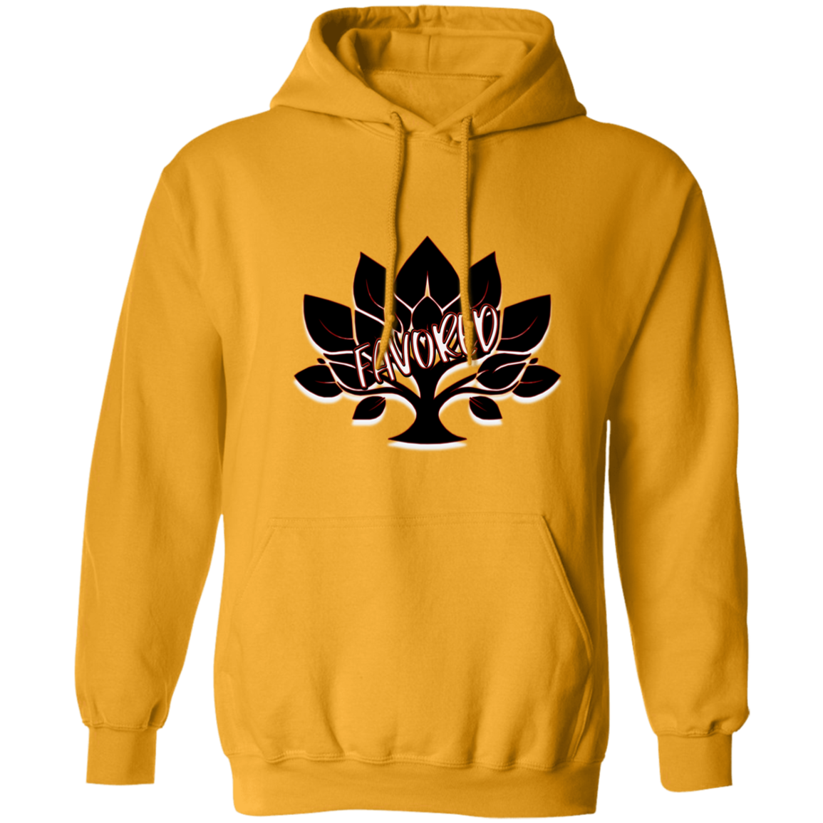 Red Favored Gildan Pullover Hoodie