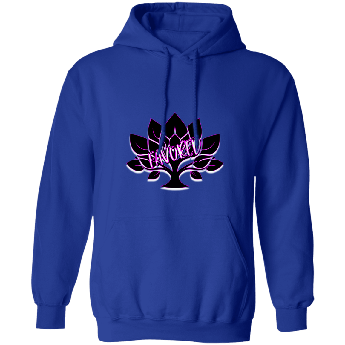 Hot Pink Favored Gildan Pullover Hoodie