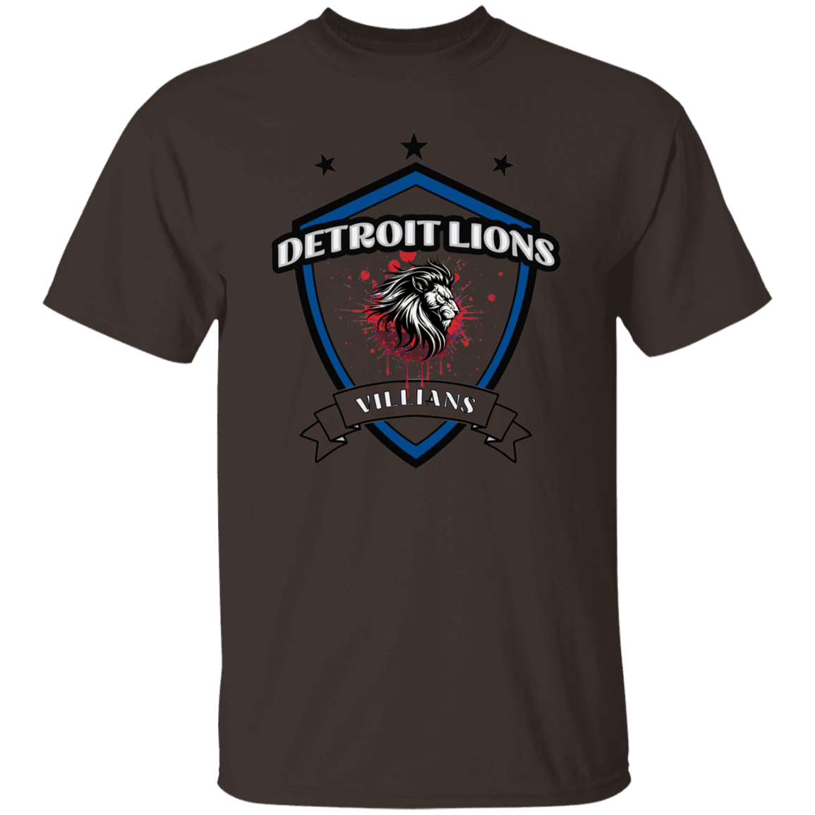 Detroit Lions Villian 5.3 oz. T-Shirt