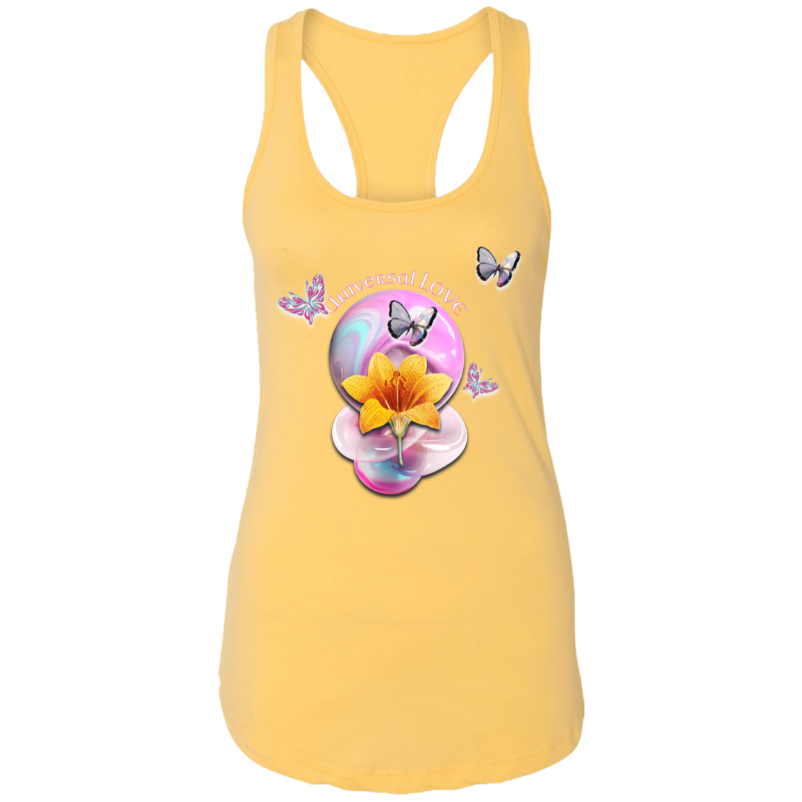 Universal Love Ladies Ideal Racerback Tank