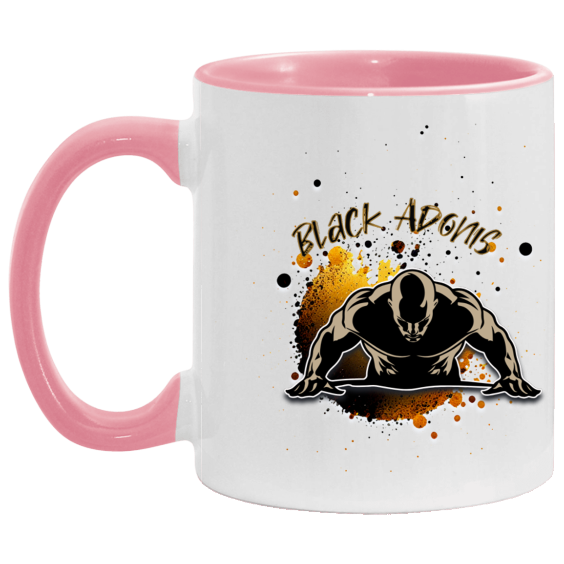 Black Adonis 11oz Accent Mug