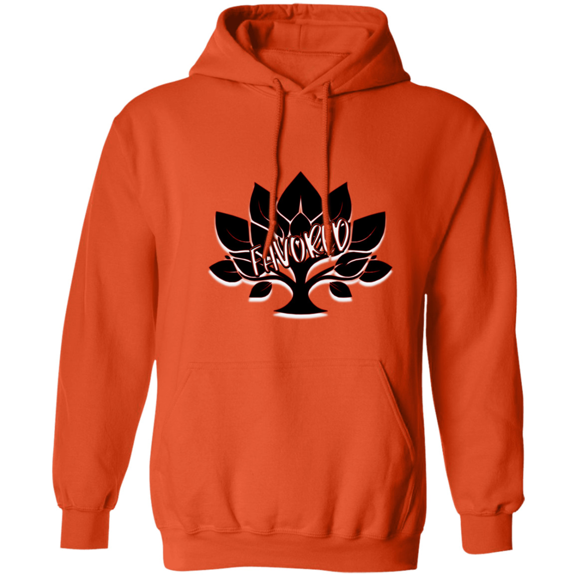 Red Favored Gildan Pullover Hoodie