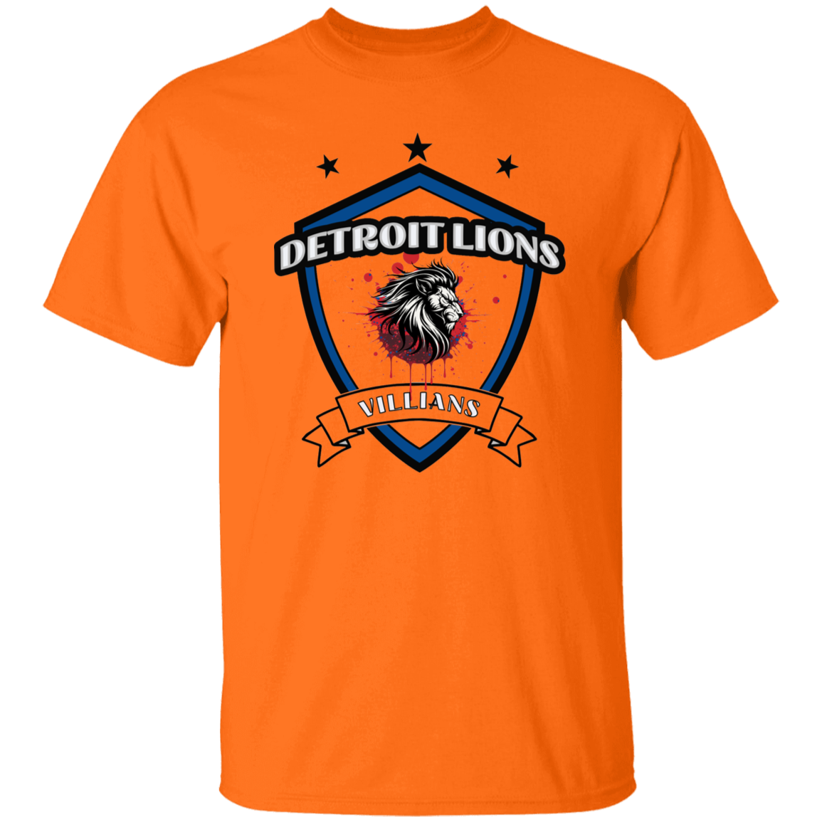 Detroit Lions Villian 5.3 oz. T-Shirt