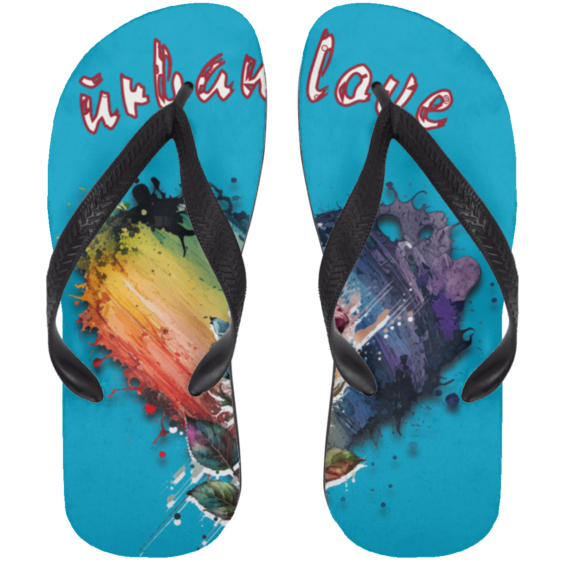 Urban Love Adult Flip Flops