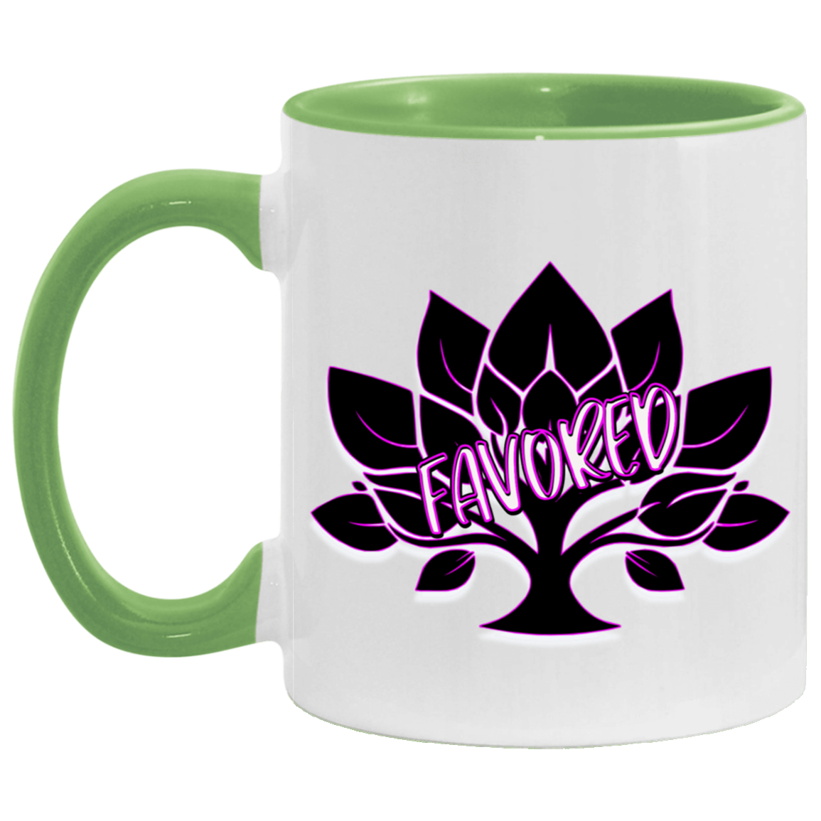 Favored Hot Pink 11oz Accent Mug