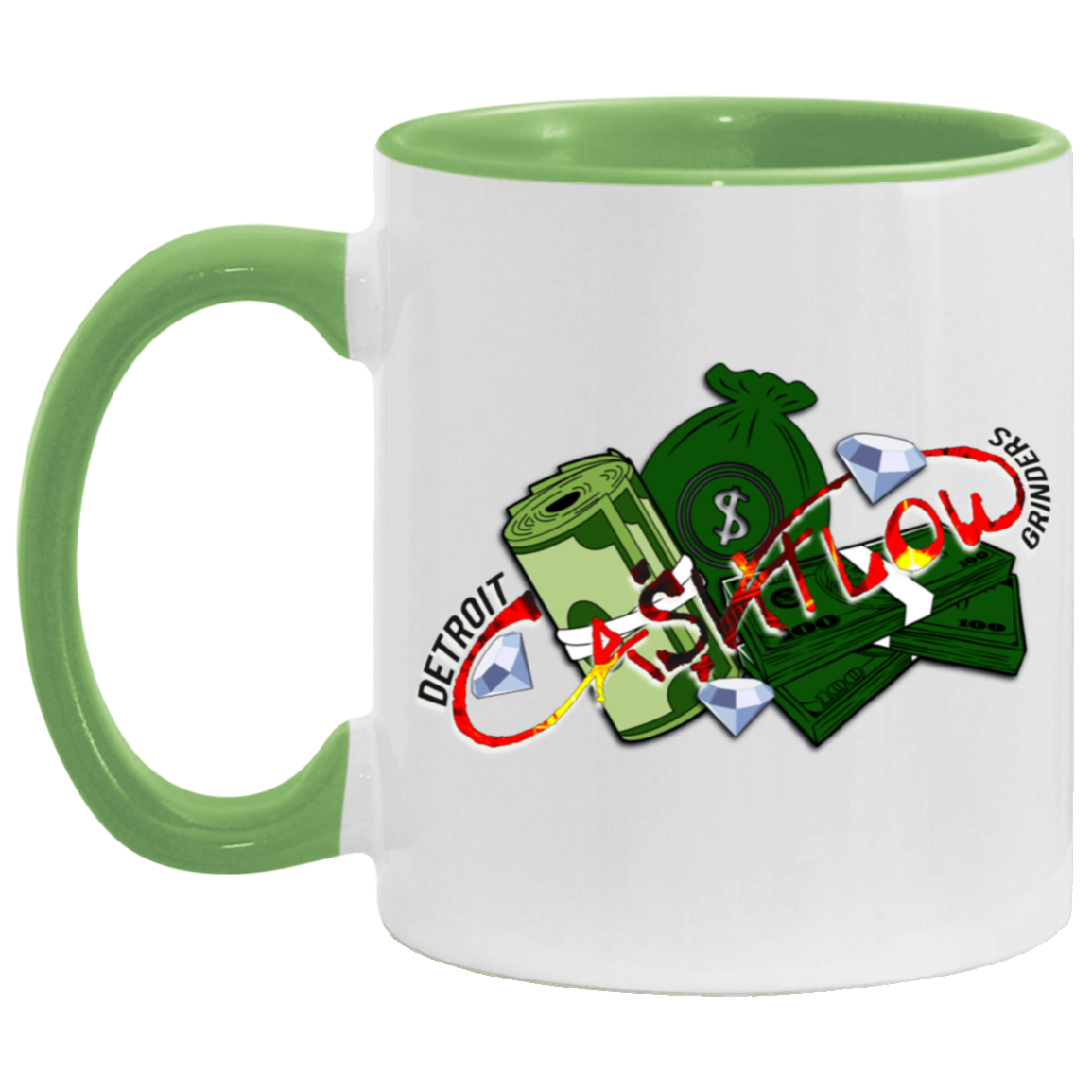 Detroit Cashflow Grinders 11oz Accent Mug