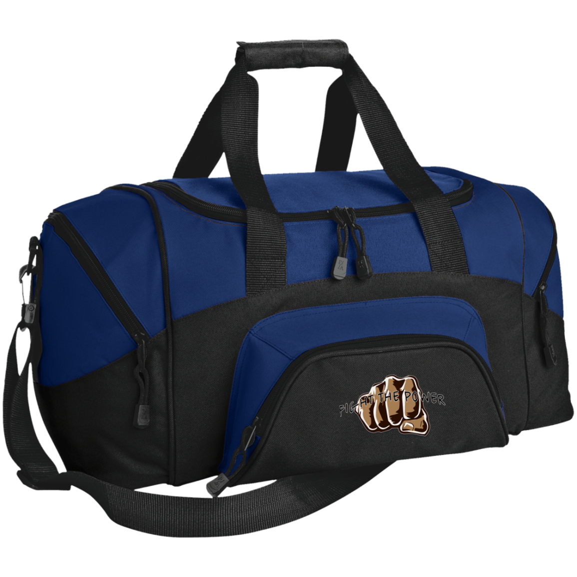 Fight the Power Small Colorblock Sport Duffel Bag