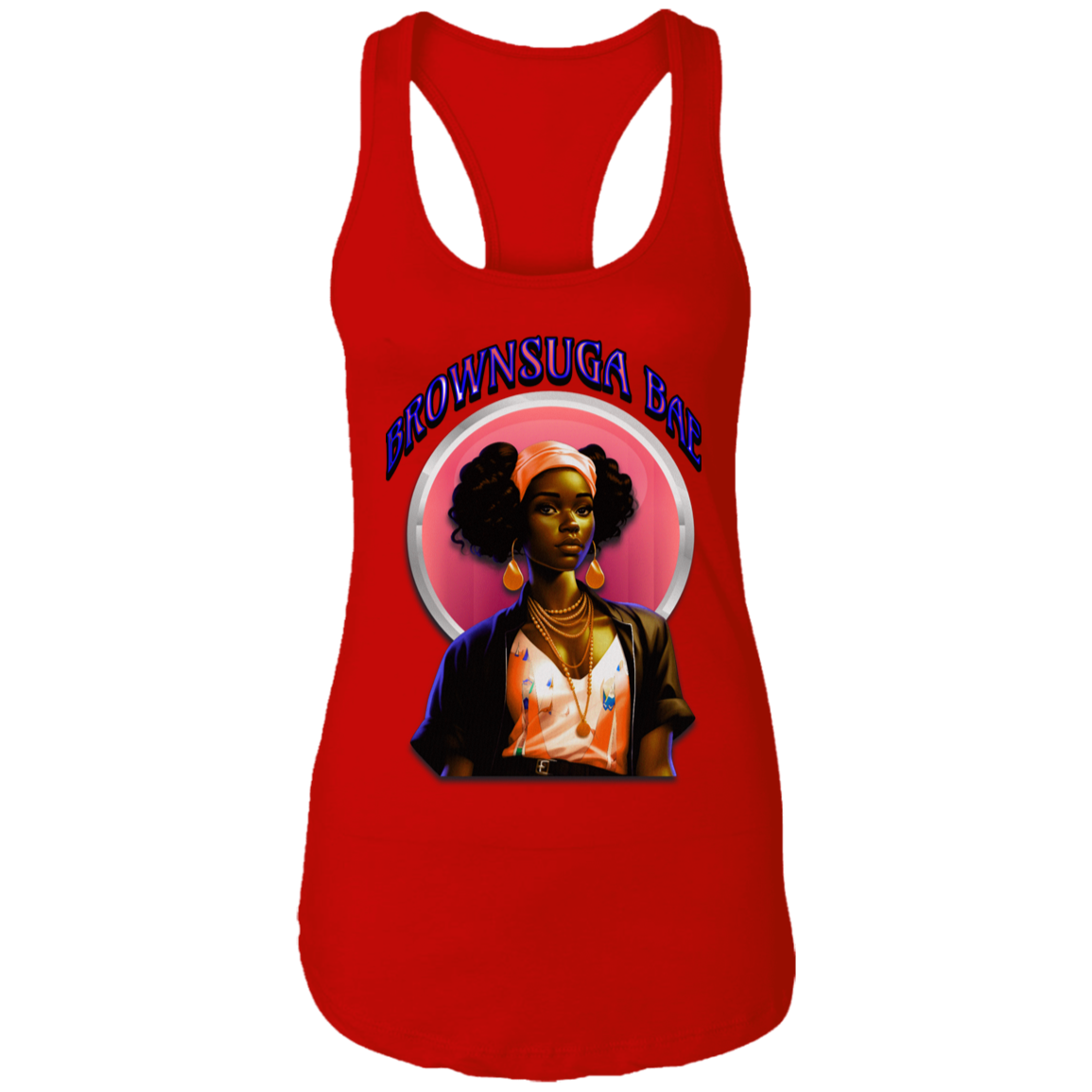 BrownSuga Bae Ladies Ideal Racerback Tank Top
