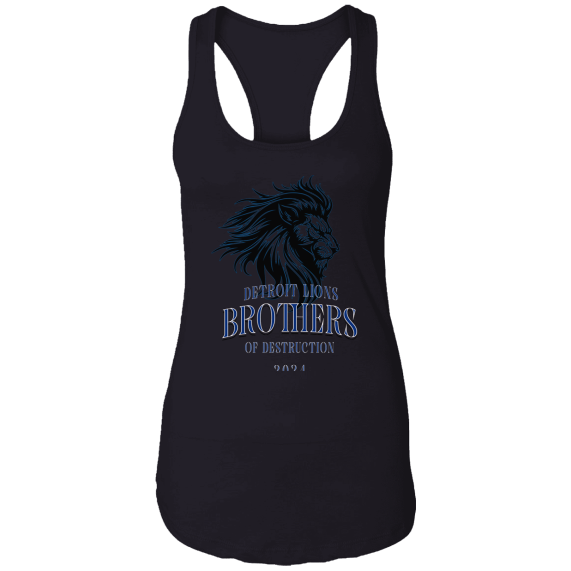 Detroit Lions Brothers of Destruction Ladies Ideal Racerback Tank