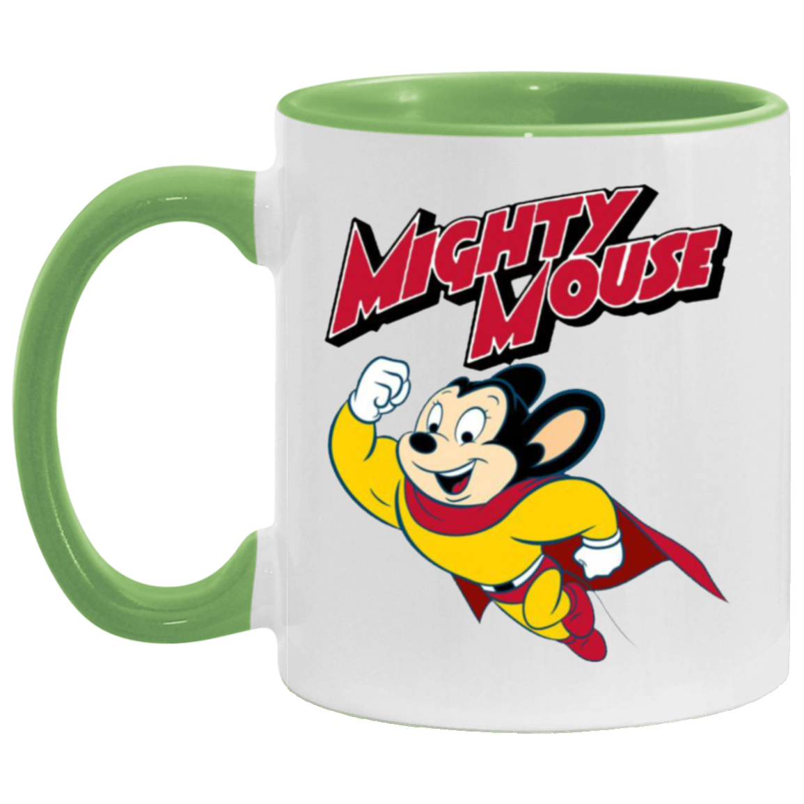 Mighty Mouse 11oz Accent Mug