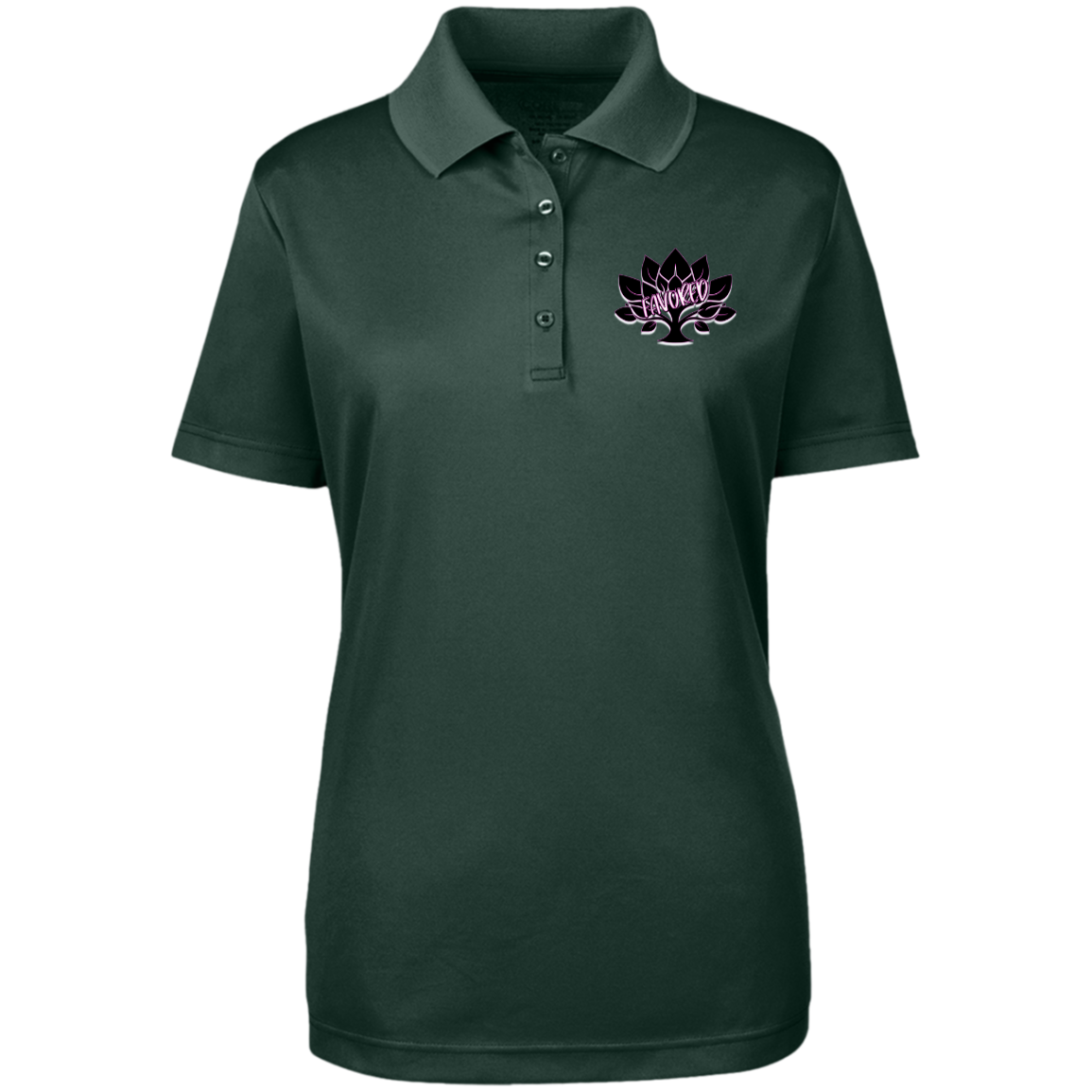 Pink Favored Core 365 Womens Origin Pique Polo