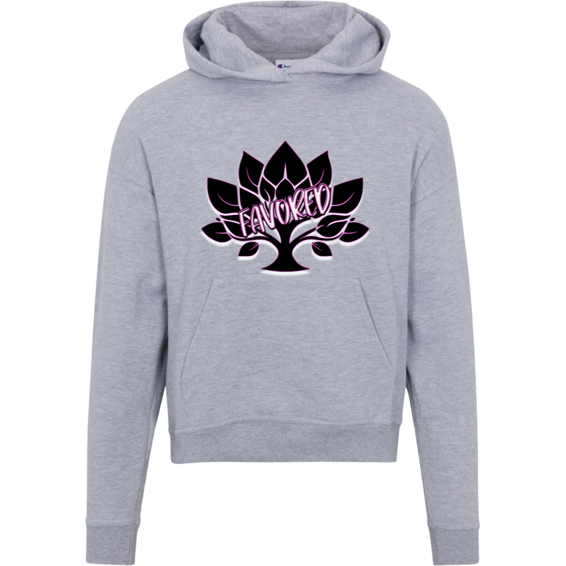Hot Pink Favored Champion Womens Powerblend Hoodie