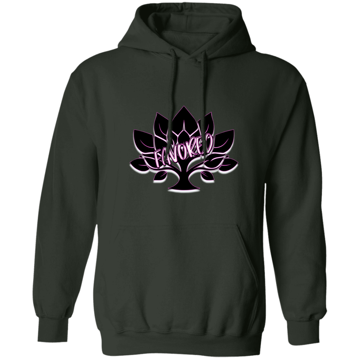 Pink Favored Gildan Unisex Pullover Hoodie
