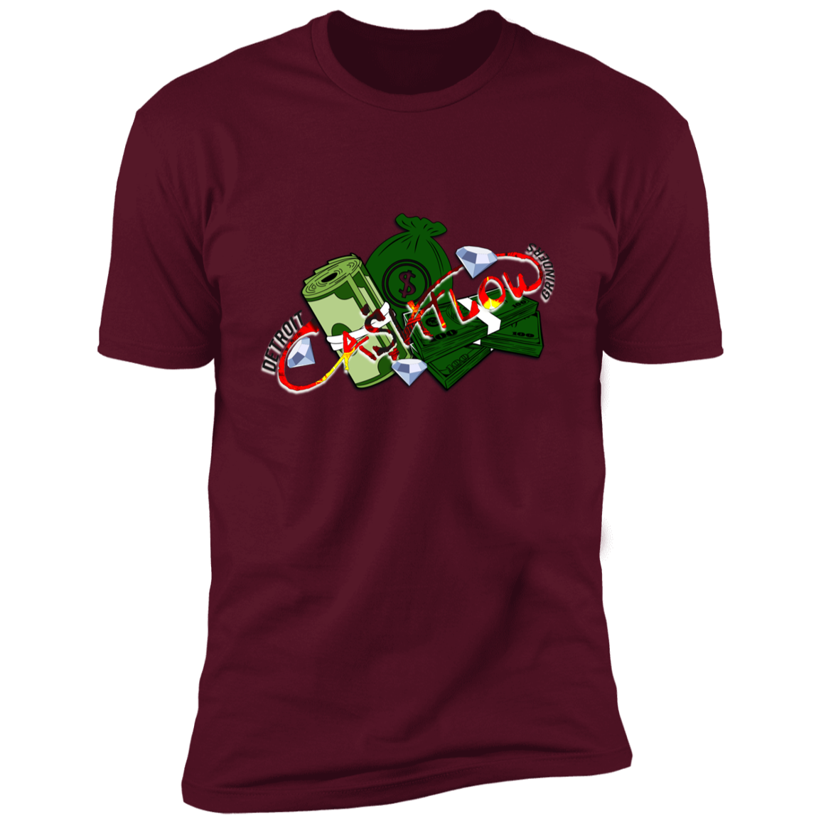 Detroit Cashflow Grinders Premium Short Sleeve T-Shirt