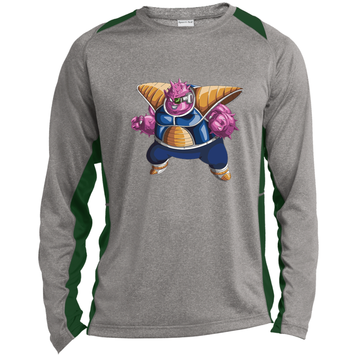 Dodoria DBS Long Sleeve Heather Colorblock Performance Tee