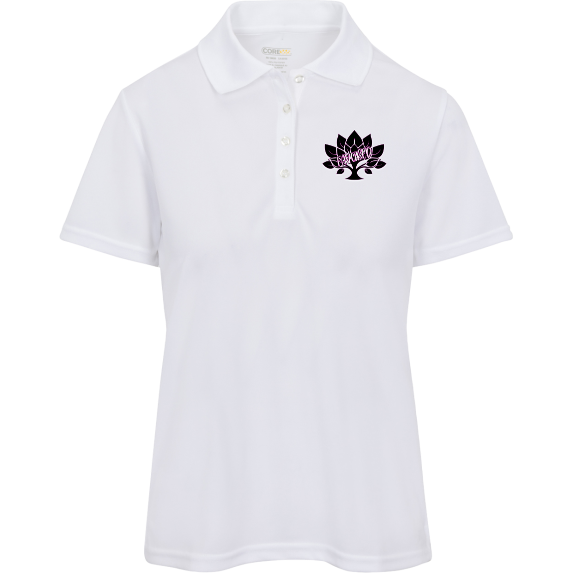 Pink Favored Core 365 Womens Origin Pique Polo
