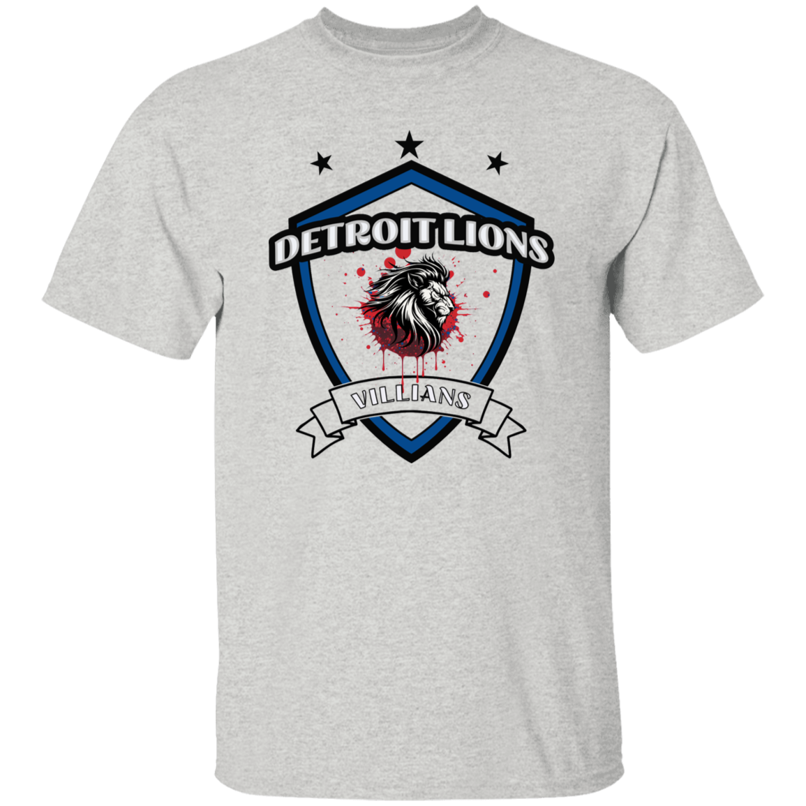 Detroit Lions Villian 5.3 oz. T-Shirt