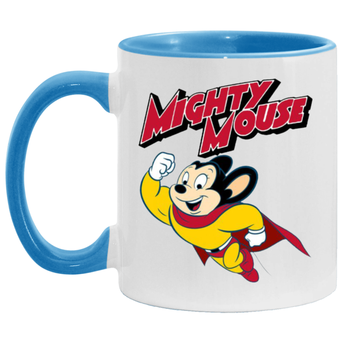 Mighty Mouse 11oz Accent Mug