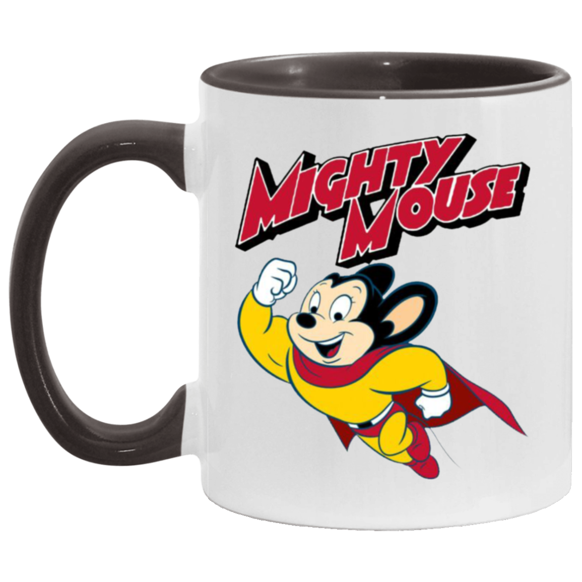Mighty Mouse 11oz Accent Mug