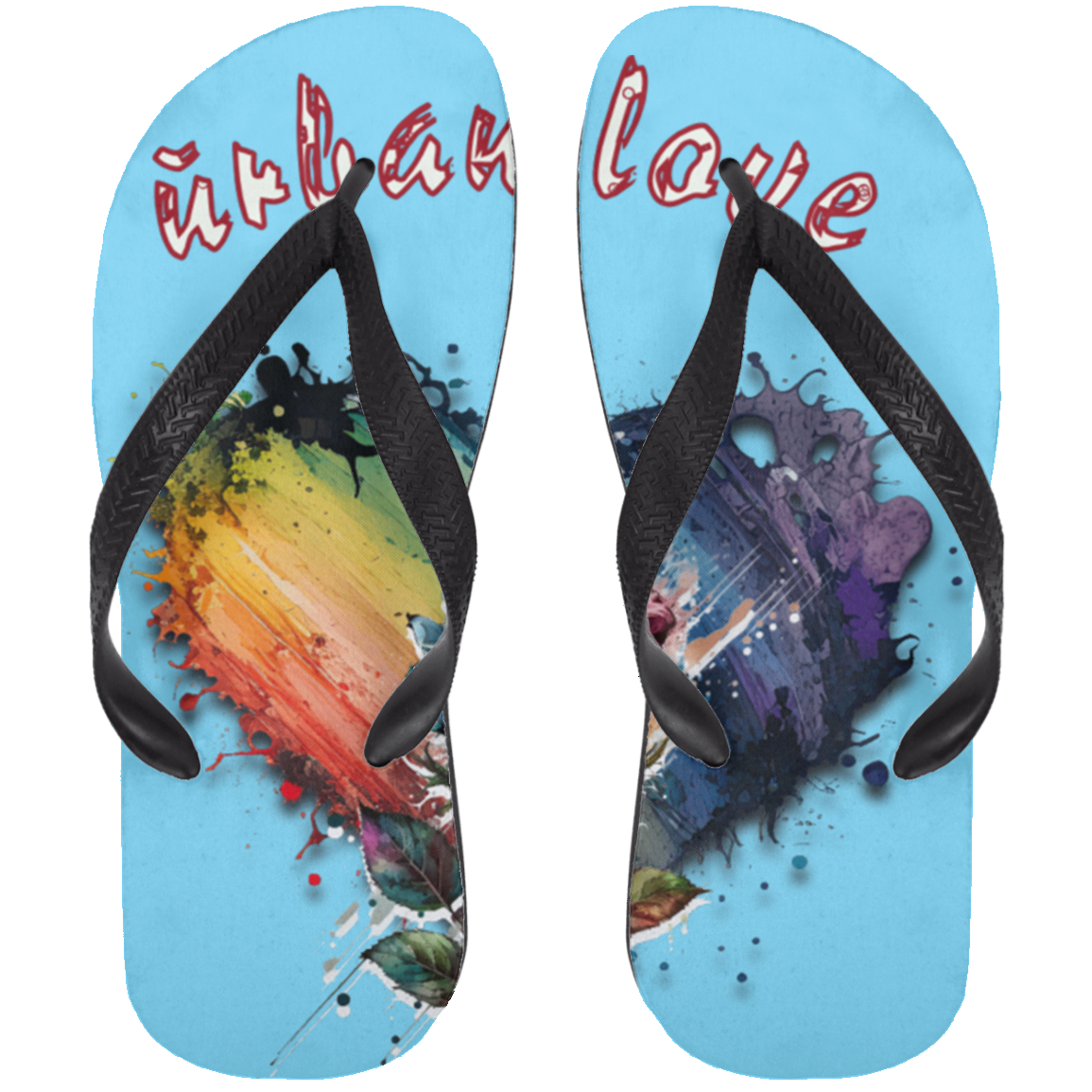 Urban Love Adult Flip Flops
