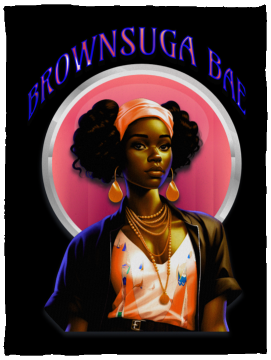 BrownSuga Bae Cozy Plush Fleece Blanket - 30x40
