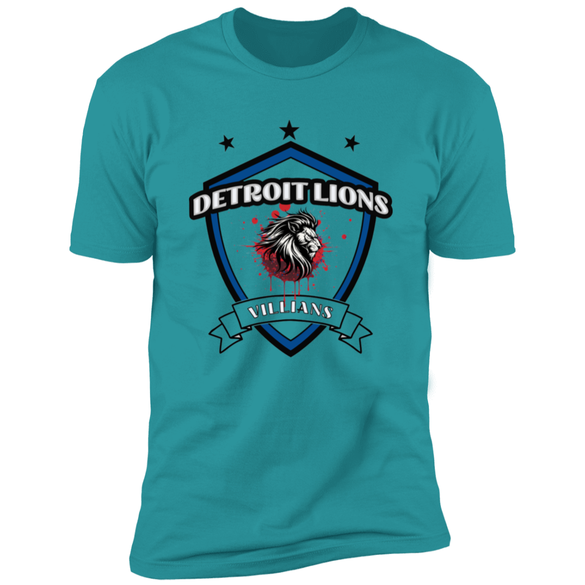 Detroit Lions Villian Premium Short Sleeve T-Shirt
